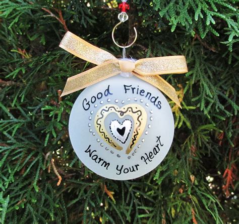 Personalized Christmas Ornament For Best Friend Group T Etsy