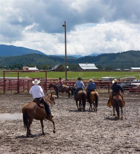 Ranchers Competing At A Rodeo In Colorado Editorial Stock Image Image