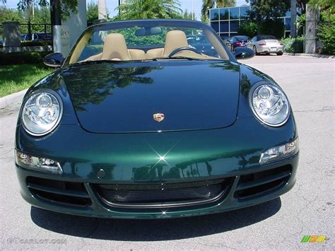 2006 Forest Green Metallic Porsche 911 Carrera Cabriolet 520605 Photo