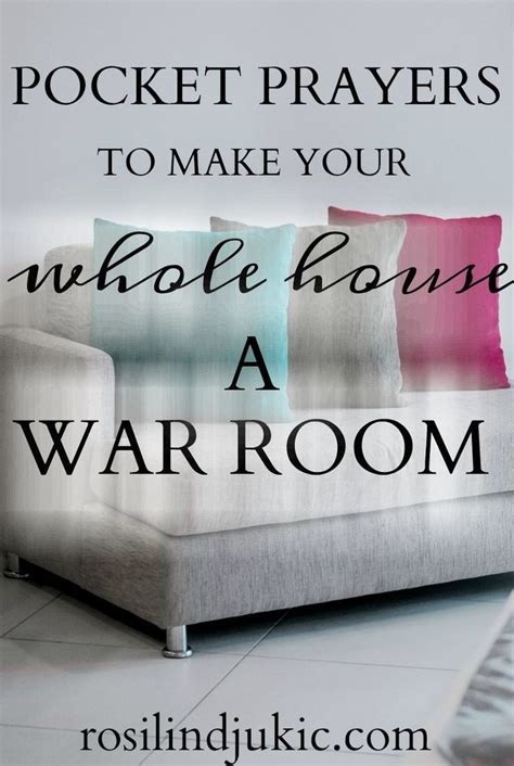 Pocket Prayers To Make Your Whole House A War Room ⋆ A Little R And R