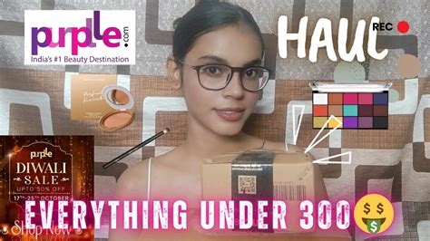 purplle diwali sale haul🪔rs 300 eyeshadow lipstick and more🤩 sonal gupta makeup skincare