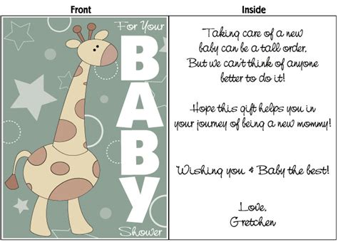 It's easy to print these free baby shower greeting cards. Personalize Giant Baby Shower, Expecting Baby Cards Online