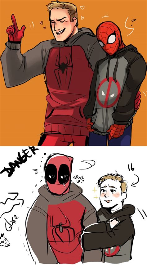 Hoodie Spideypool By Konniwa On Deviantart Spideypool