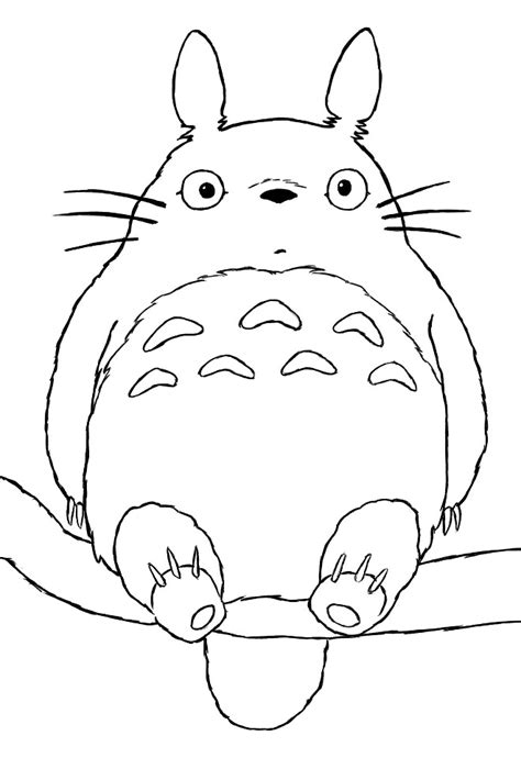 Totoro Coloring Pages To Download And Print For Free
