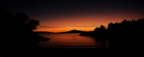 Wallpaper Landscape Sunset Sea Lake Nature Reflection