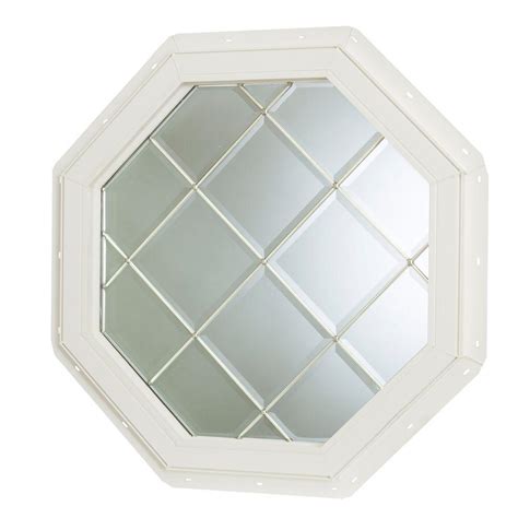 Tafco Windows 225 In X 225 In Fixed Octagon Geometric Vinyl Window