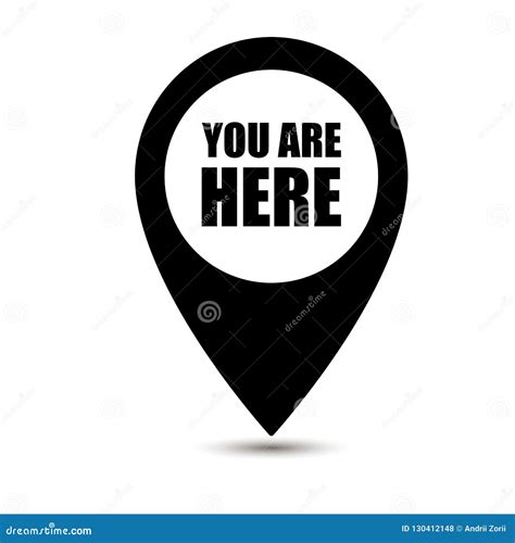You Are Here Icon Map Pointer Icons Marker Location Icon With You Are