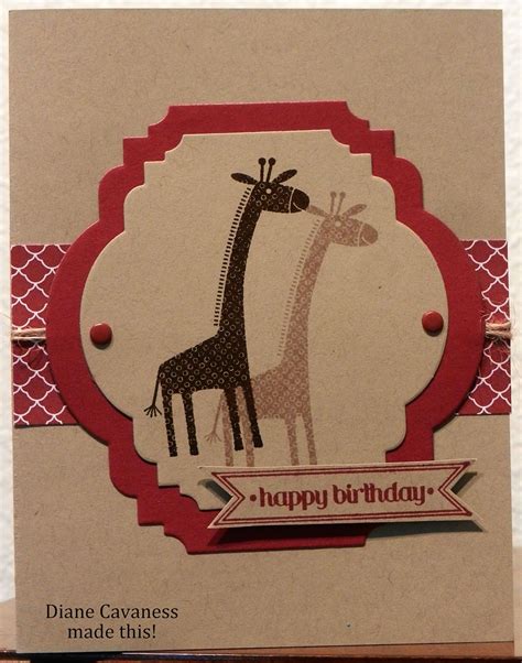 Stampin Up Zoo Babies, Itty Bitty Banners | Zoo babies card, Zoo babies, Kids cards