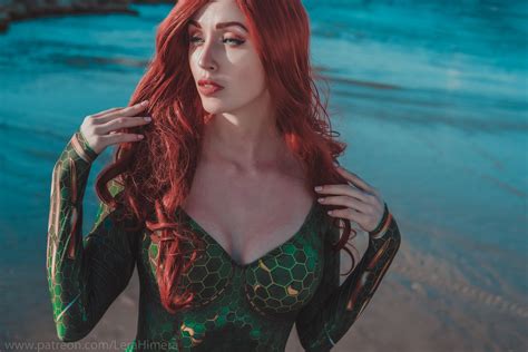 Wallpaper Valery Himera Model Cosplay Redhead Mera Aquaman Dc
