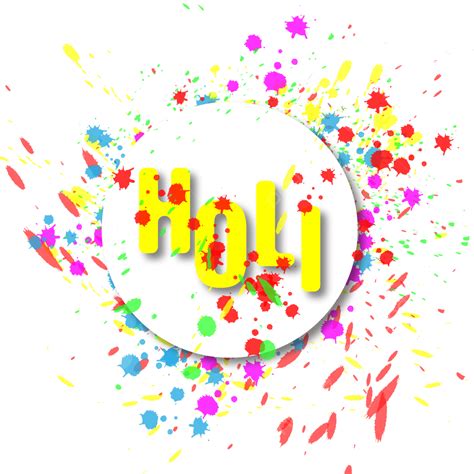 Holi Color Splash Vector Design Images Holi With Abstract Splash Color