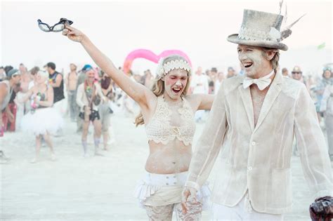 Burning Man Wedding On The Playa In Black Rock City Jeremy Minnerick
