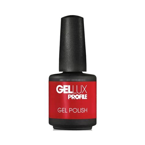 Gellux Profile Luxury Professional Gel Nail Polish Devil Red