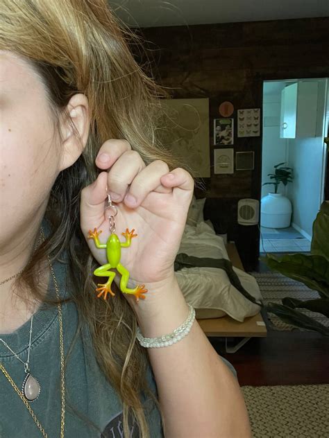 Big Dangly Tree Frog Froggy Earrings Hypoallergenic Handmade Etsy
