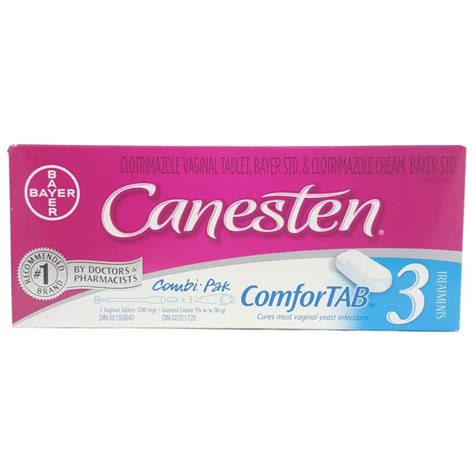 Canesten Comfortab Combi Pak Tablet Cream 3 Treatments Care And Shop