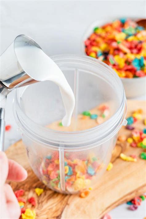 Milkshake Best Homemade Fruity Pebbles Milkshake Recipe Easy