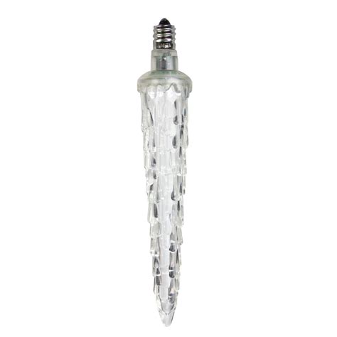 5 Commercial Cool White Steady Burning Led Icicle Christmas Light Bulb