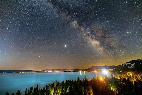 Lake Tahoe Milky Way Photograph By Nicholas Preziosi Fine Art America