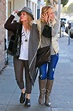 MARIA BELLO and girlfriend Clare Munn Out Shopping in Santa Monica ...