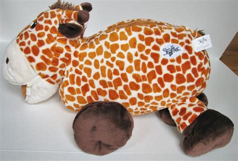 Stuffies Sky Giraffe Stuffed Pockets Plush Zoomworks 20 Pillow Animal
