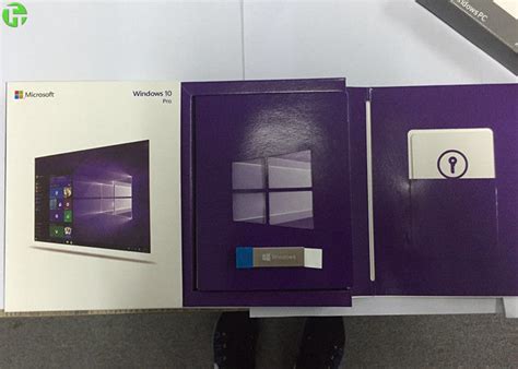 Microsoft Windows 10 Pro Pack Full Version Retail Box With Lifetime