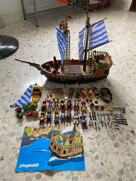 Vintage Playmobil 3550 Pirate Ship Hobbies And Toys Toys And Games On