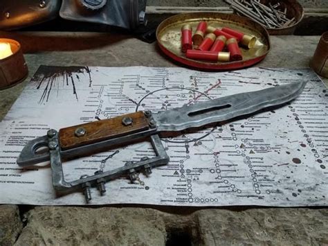 Trench Knife Post Apocalypse Metro 2033 3d Printed Cosplay