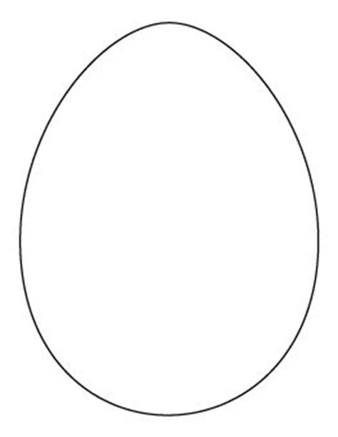 Free printable easter egg coloring pages and blank templates for kids and adults to color in. Free Holiday Patterns for Crafts, Stencils, and More | Page 2 | Easter egg template, Egg ...