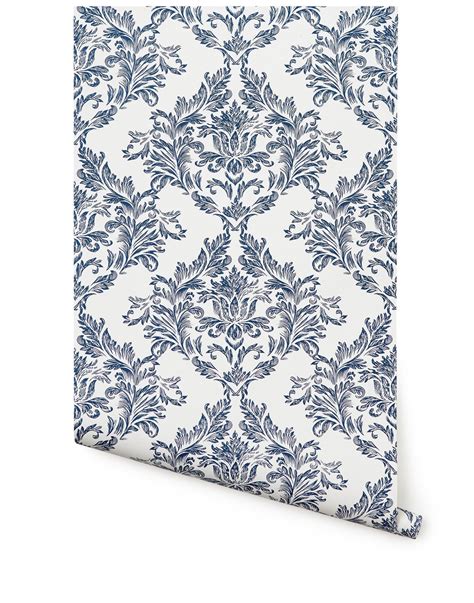 Damask Wallpaper Custom In 2021 Damask Wallpaper Damask Decor