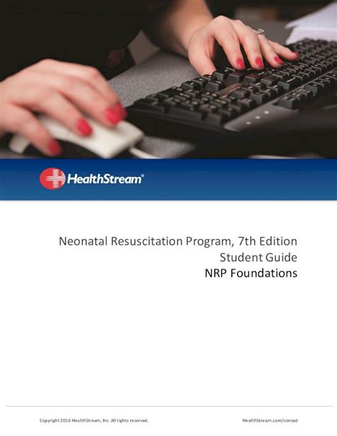 Pdf Neonatal Resuscitation Program 7th Edition Student Guide Nrp