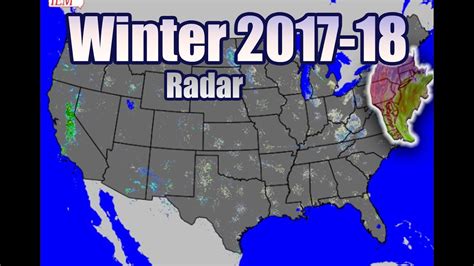 Weather In Motion Winter 2017 18 Us Radar Youtube