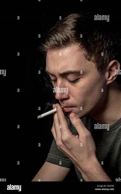 Boy Smoking Hi Res Stock Photography And Images Alamy