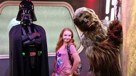 Meeting Darth Vader And Chewbacca Disney Character Meet And Greet