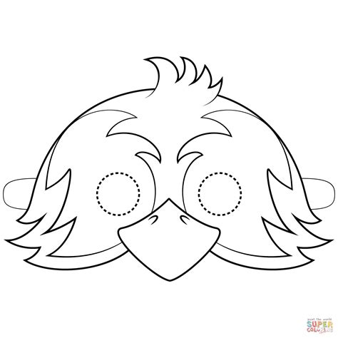 Free Printable Bird Mask Templates Printable Templates