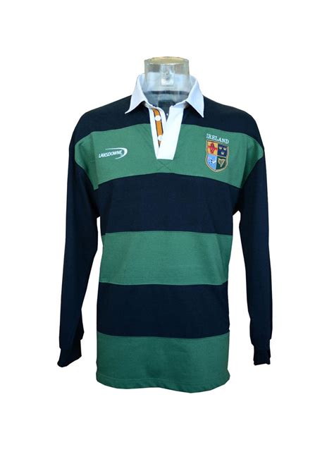 We offers ireland rugby products. Men's Ireland Rugby Striped Polo Shirt | Blarney