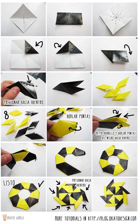 Okato World Diy And Crafts Origami 8 Point Star Estrella De 8 Puntas
