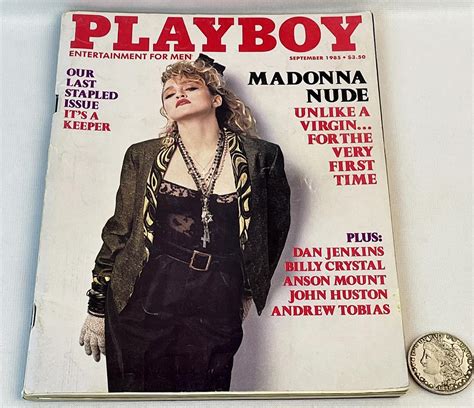 Lot Vintage September 1985 Playboy Magazine Last Stapled Issue W