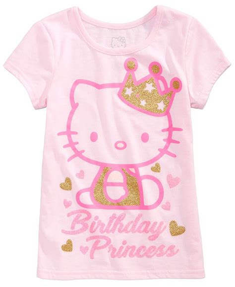 Hello Kitty Birthday Princess T Shirt Toddler Girls