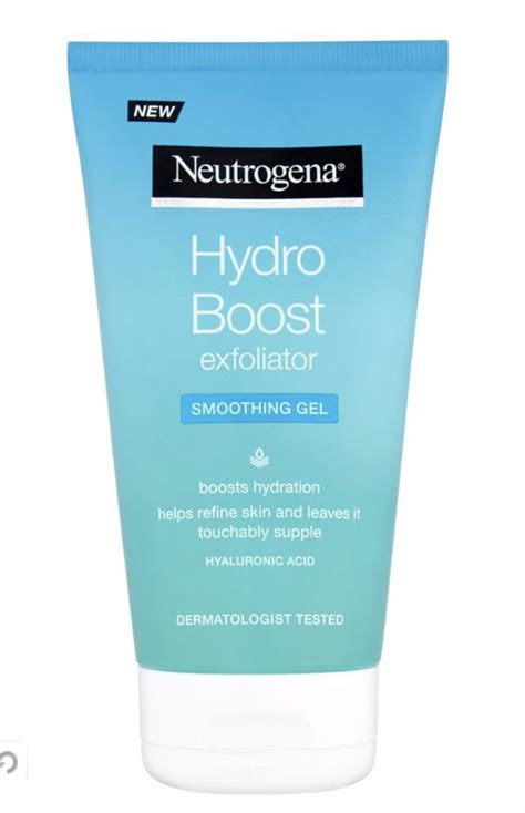 Neutrogena Hydro Boost Smoothing Exfoliator Gel Best Face Products