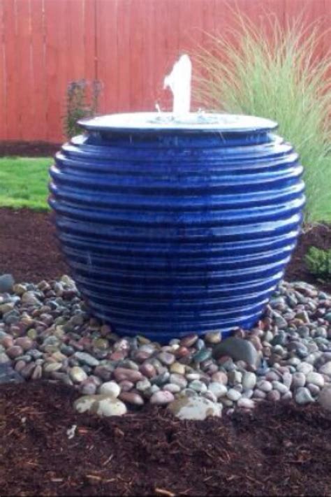 A Flower Pot Turned Into A Fountain This Type Of Fountain Can Be