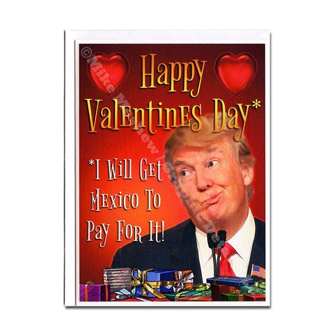 Donald Trump Trump Valentine Card Trump Valentine T Etsy