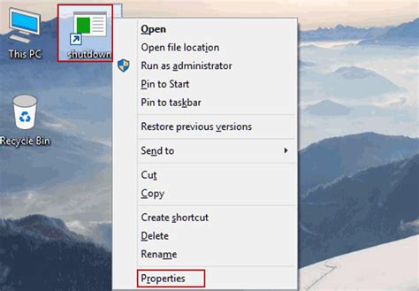 Change Shutdown Shortcut Icon On Windows 10 Desktop