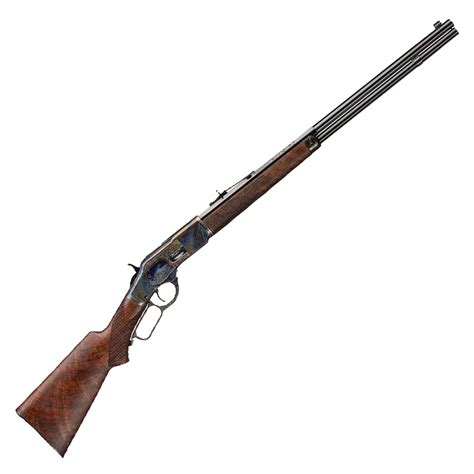 Winchester Model 1873 Deluxe Sporter Blued Lever Action Rifle 357