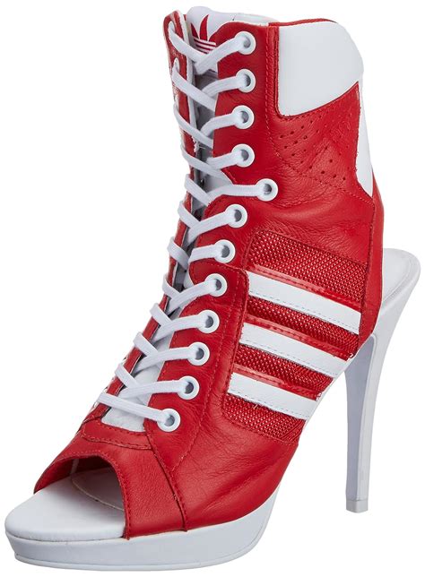 Adidas Originals Women S Js High Heel Light Scarlet Running White FTW