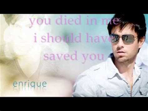 Wish You Were Here With Me Lyrics By Enrique Iglesias Youtube