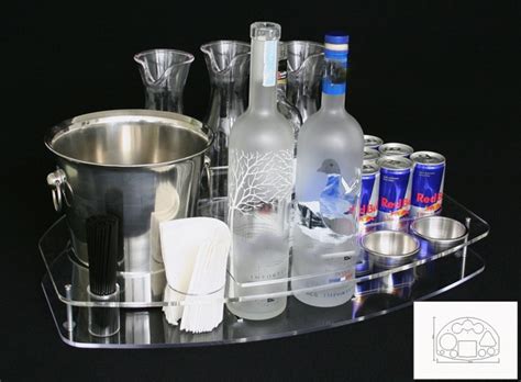 Bottle Serving Tray Deluxe