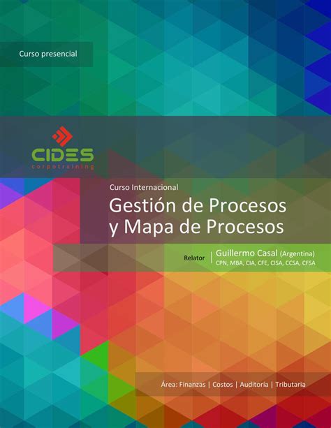 Gestión De Procesos Y Mapa De Procesos By Cides Issuu