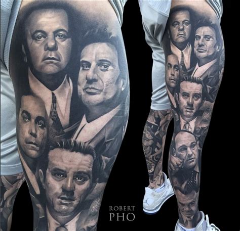Tattoo Designs Las Vegas Skin Design Tattoo Gangster Tattoos Leg