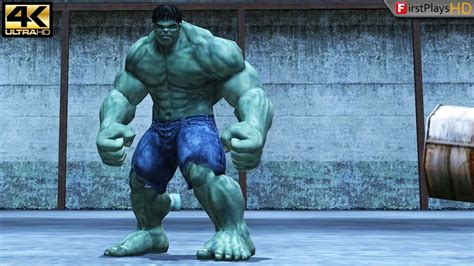 The Incredible Hulk 2008 Pc Gameplay 4k 2160p Win 10 Youtube