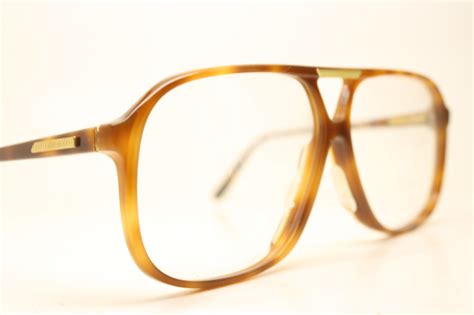 nos tortoise aviator vintage eyeglasses haute couture retro frames