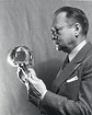 Vladimir Zworykin holding an iconoscope, an early all-electronic ...